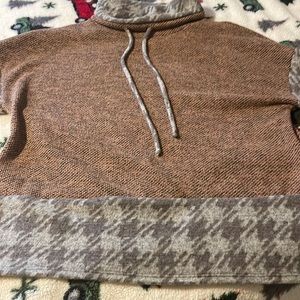 Womans Cowl Neck Sweatshirt